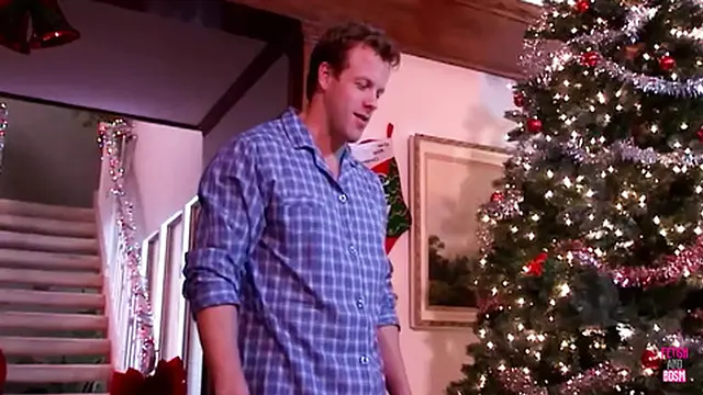 Santa′s Petite Helper Produces Giant Bangs for the Holiday Hun