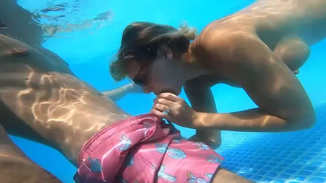 Pool Sex &mdash;  Busty Lactation &mdash;  Wild Hardcore with a Giant Pole!