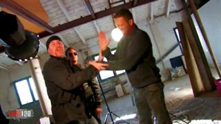 Crazy dirty threesome featuring Strawberry blonde Hell, Ian Scott, and Leo Galvez