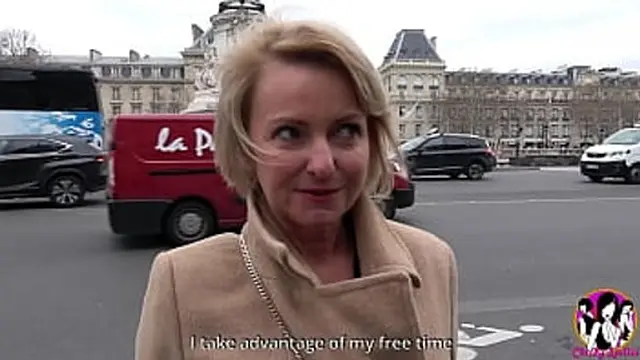 Intense DP for captivating mature Cynthia