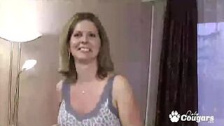 Mature Woman Treated To 3 Young Dicks