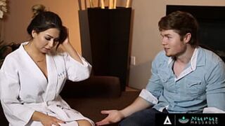 Awkward Moment With Sex During Massage With Stepcousin