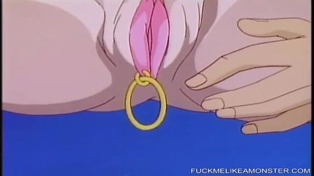 Busty anime girl gets a rough smash scene