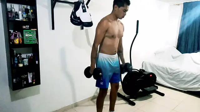 Hotwife Hispanic Mounts with boyfriend and Hubby in Gym &mdash;  Part 1/4