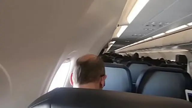 Group Blowjob on an Plane