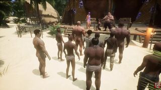 Island Get-Together with Group Fun Scenes