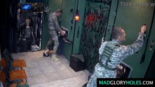 Soldiers getting it on during downtime