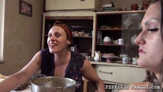 Perverse Family Fun - Breeda in the Kitchen Orgy