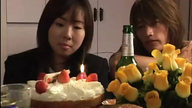 Happy birthday &mdash;  then roughed up with a blowjob