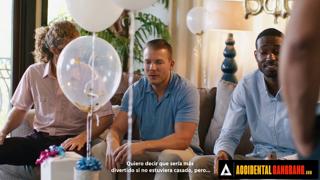 Casey Calvert's accidental gangbang for French subtitles: bored, banged, boned.